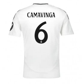 Real Madrid Eduardo Camavinga #6 Hjemme skjorte 2024-25 Kortermet